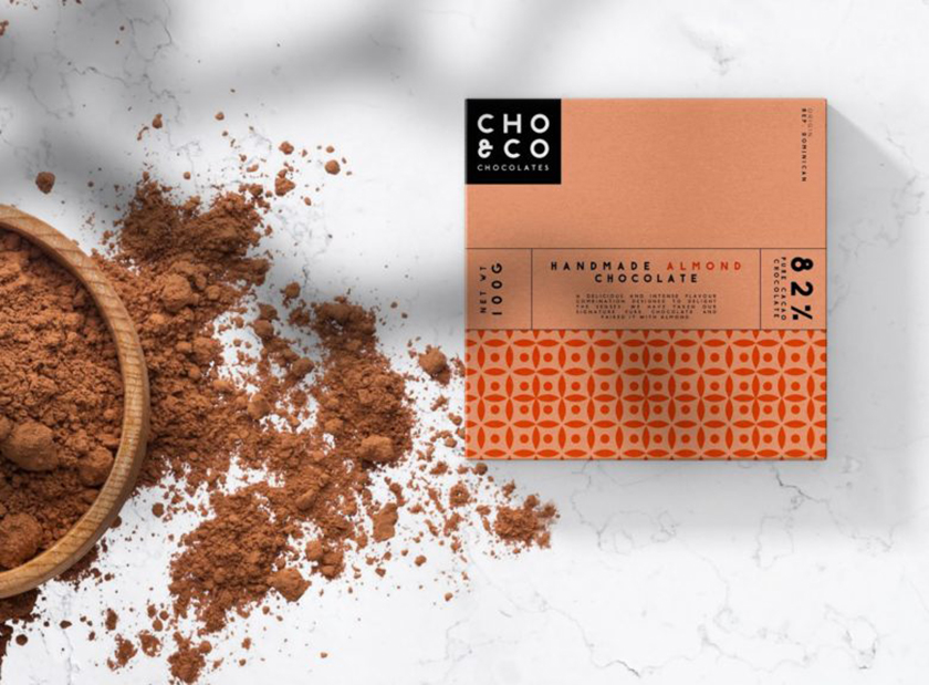 Choi＆co 巧克力包裝設計“幾何底紋圖案”