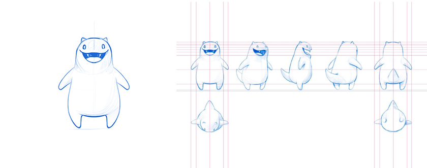 Feed Beast 貓狗寵物食品品牌形象設計吉祥物設計