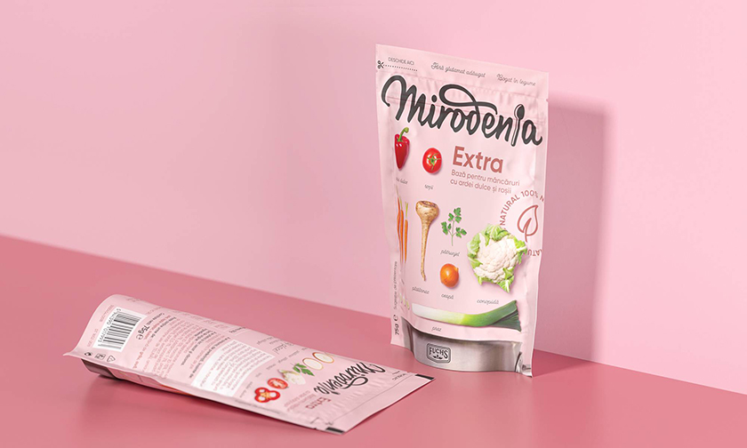 Mirodenia 歐洲市場(chǎng)調(diào)味品包裝設(shè)計(jì)——并排擺放的食材