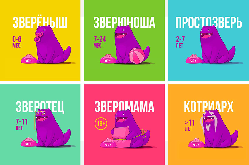 Feed Beast 貓狗寵物食品品牌形象設計吉祥物設計