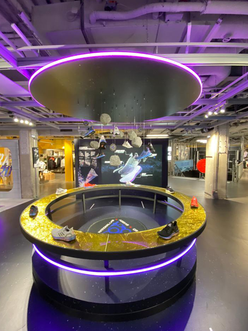 adidas UltraBoost 20 體育用品店鋪空間設計，如何以引人入勝的品牌體驗征服世界