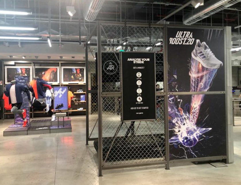 adidas UltraBoost 20 體育用品店鋪空間設計，如何以引人入勝的品牌體驗征服世界