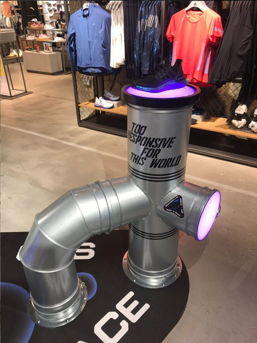 adidas UltraBoost 20 體育用品店鋪空間設計，如何以引人入勝的品牌體驗征服世界