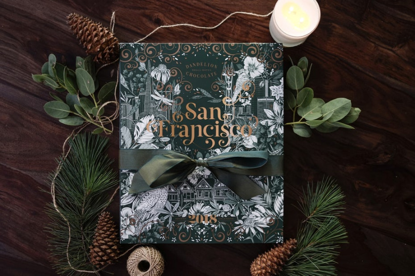 奢華復雜主義的包裝-2020年包裝設計趨勢示例：詳細的豪華降臨日歷設計