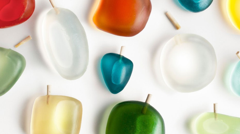 生態環保包裝-2020年包裝設計趨勢示例：由重復使用的海洋塑料制成的香水瓶，這個香水瓶是由重復使用的海洋塑料制成的。