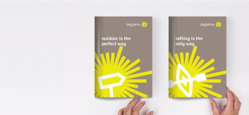 SKYTERRA健康減肥養(yǎng)生中心品牌形象重塑-logo設(shè)計(jì)vi設(shè)計(jì)，活力射線+人體元素