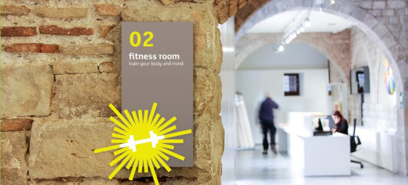 SKYTERRA健康減肥養(yǎng)生中心品牌形象重塑-logo設(shè)計(jì)vi設(shè)計(jì)，活力射線+人體元素