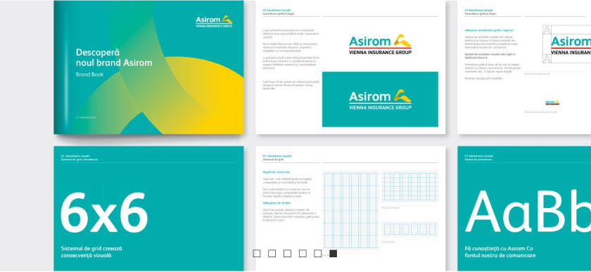 阿西羅姆保險公司品牌重塑定位與logo形象vi設(shè)計，源自雕塑的字母a元素