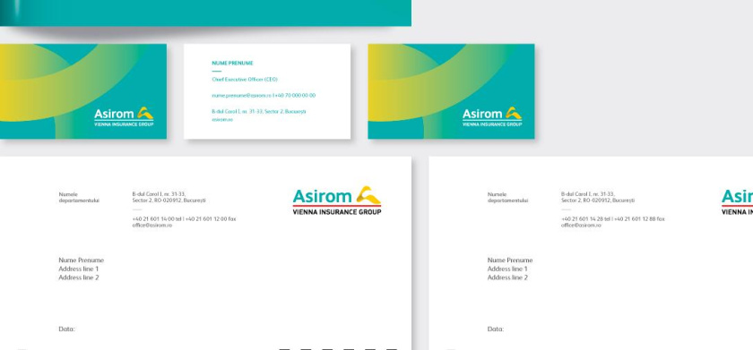 阿西羅姆保險公司品牌重塑定位與logo形象vi設(shè)計，源自雕塑的字母a元素