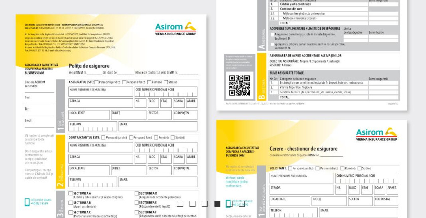 阿西羅姆保險公司品牌重塑定位與logo形象vi設(shè)計，源自雕塑的字母a元素