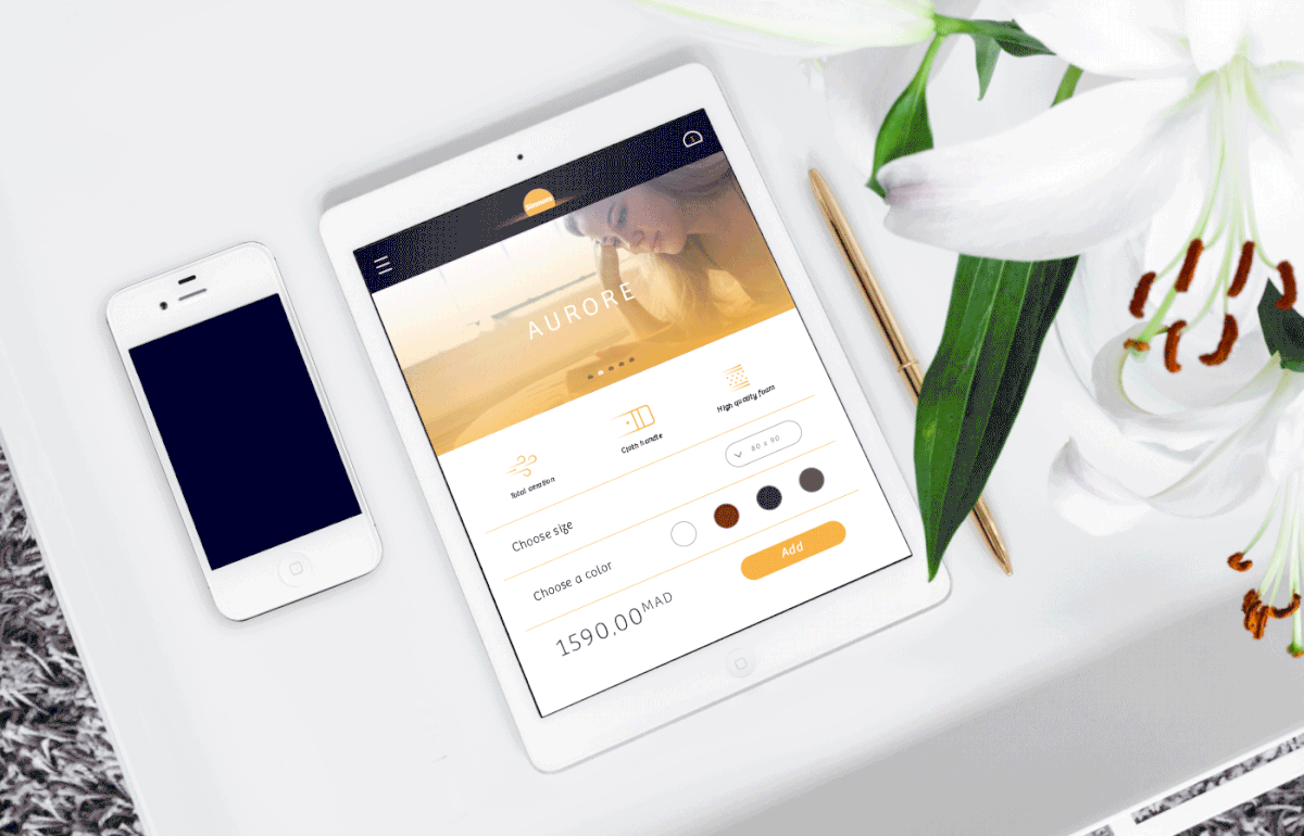 SIMMONS席夢思sunrise日出系列床墊品牌形象設計-logo/vi/