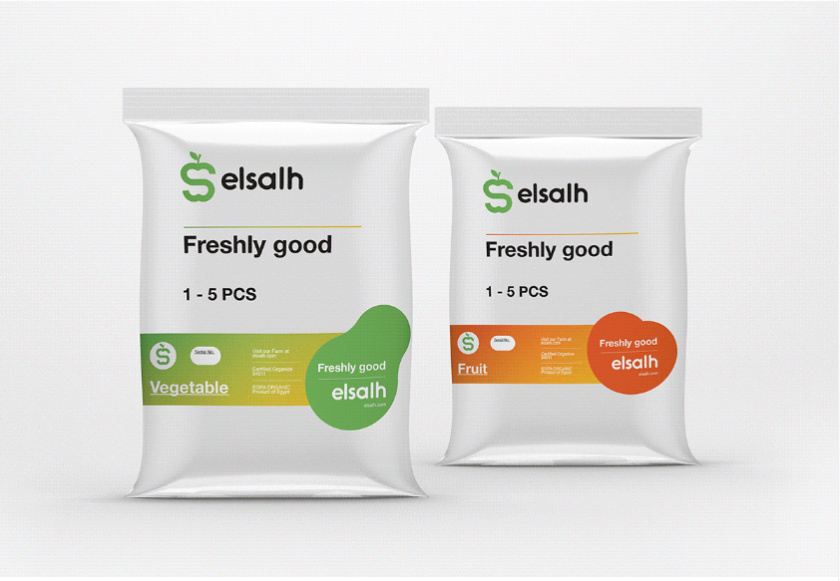 Elsalh 新鮮蔬菜水果配送公司品牌形象設(shè)計(jì)-logo,vi與產(chǎn)品包裝設(shè)計(jì)