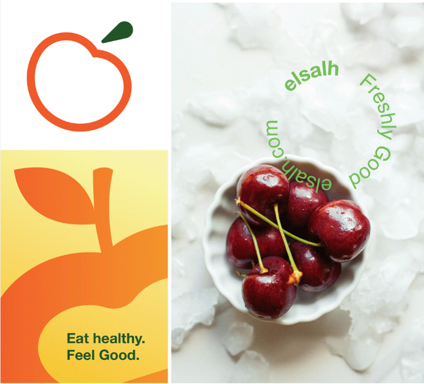 Elsalh 新鮮蔬菜水果配送公司品牌形象設(shè)計(jì)-logo,vi與產(chǎn)品包裝設(shè)計(jì)