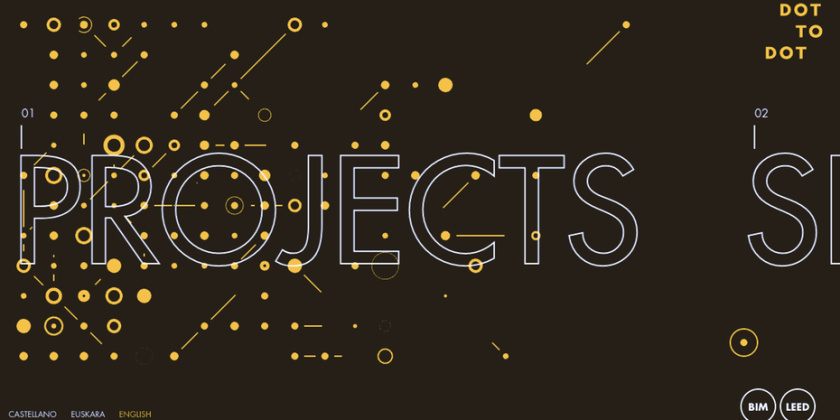 幽靈字母-點(diǎn)到點(diǎn)網(wǎng)站主頁設(shè)計(jì)