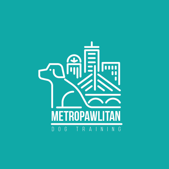 Metropawlitan狗徽標設計