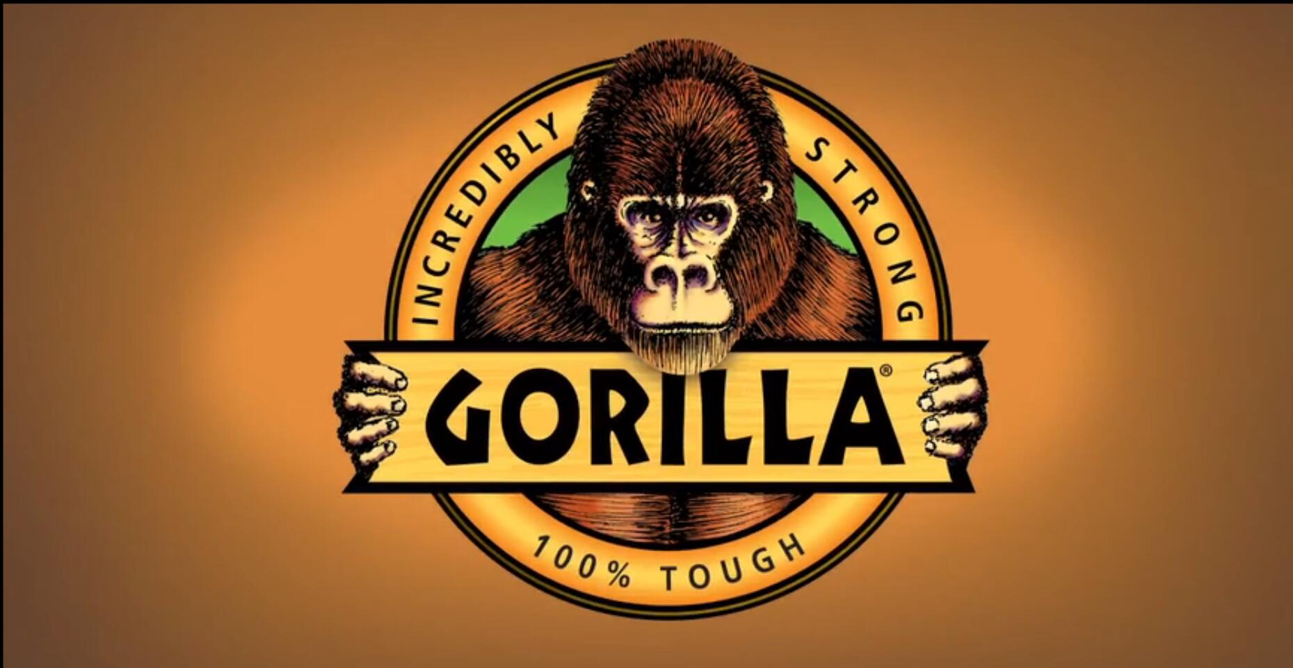 Gorilla Mounting Tape強力膠黑猩猩logo設計