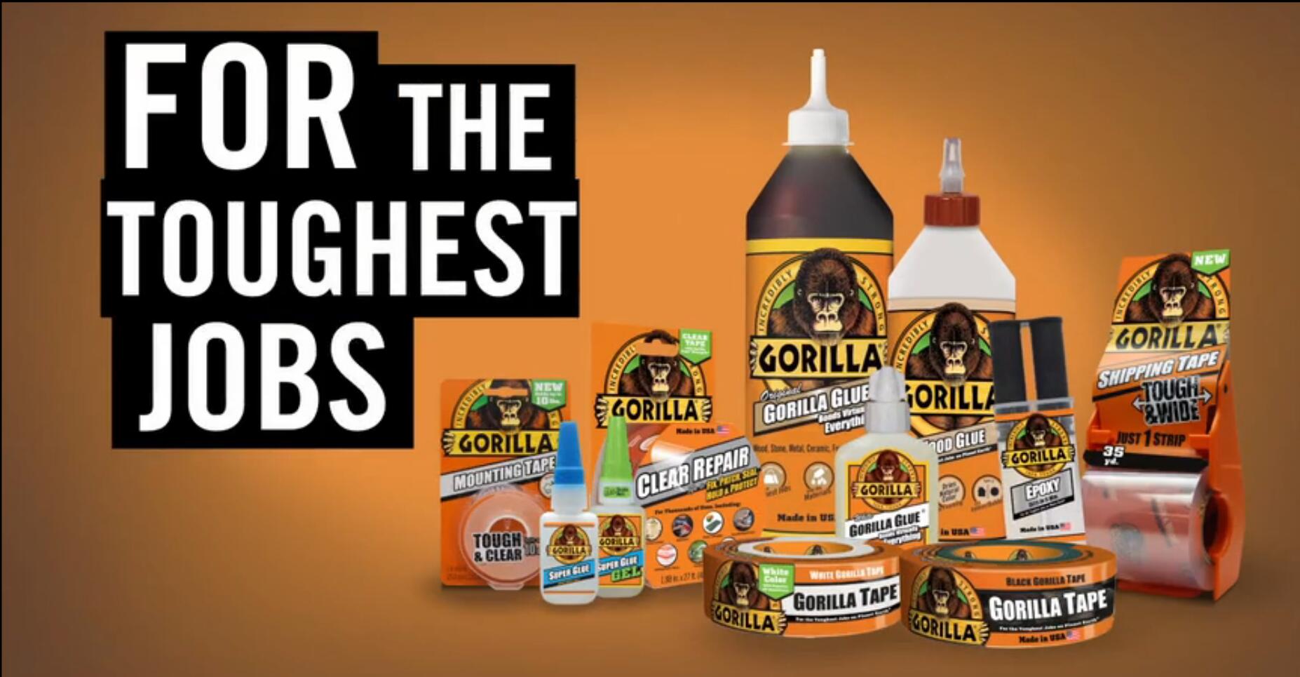 Gorilla Mounting Tape黑猩猩強力膠包裝設計