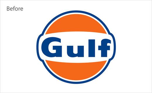 海灣石油公司加油站推出老標識logo-上海logo設計公司