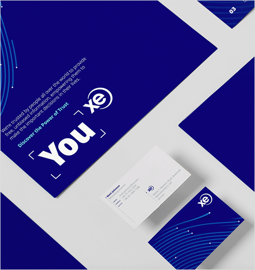 Xe在線貨幣轉換新LOGO設計