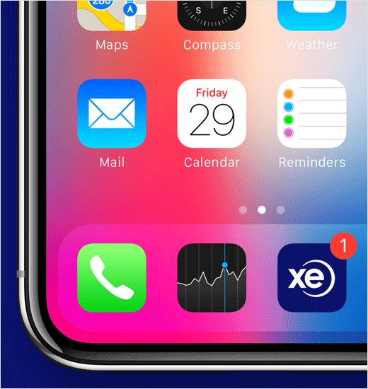 Xe在線貨幣轉換新LOGO設計