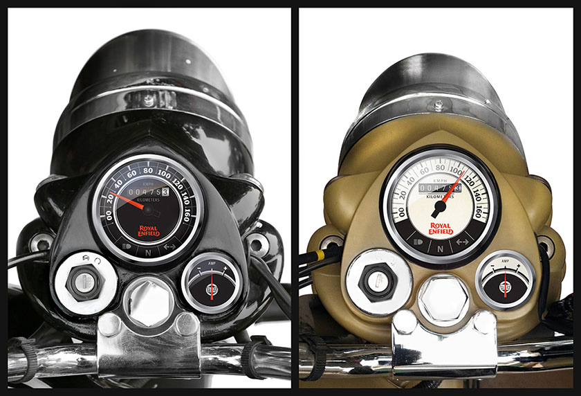 應用于摩托車的皇家恩菲爾德新標識