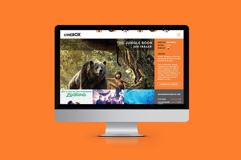 充滿活力激情與超現(xiàn)實(shí)主義的CINEBOX電影院品牌vi設(shè)計(jì)空間設(shè)計(jì)