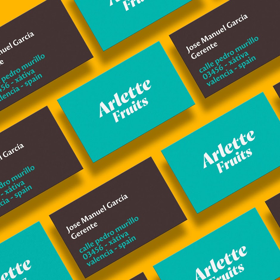 FORêT杏桃水果品牌設計，采用森林樹木的抽象圖形