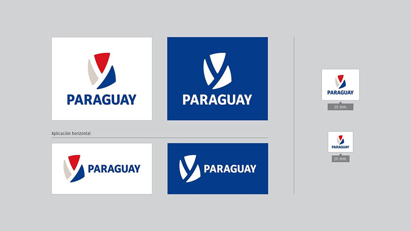 巴拉圭國家品牌簡潔logo設(shè)計(jì)，創(chuàng)意源頭是含義無窮的Y字