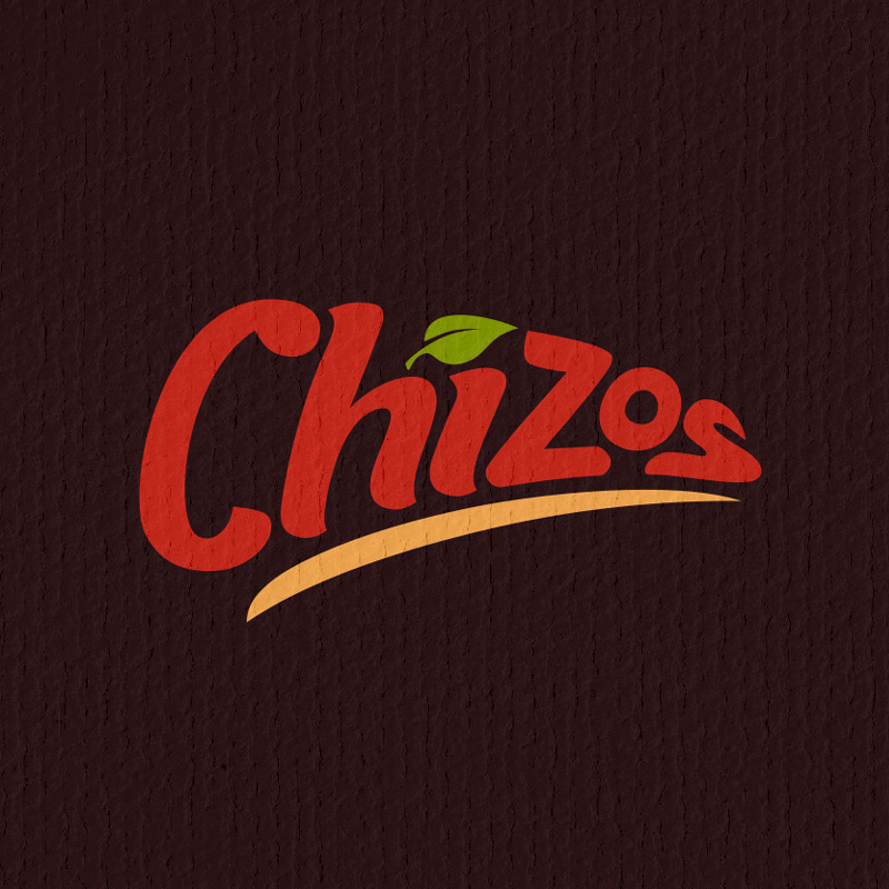 紅色餐廳標志logo設計