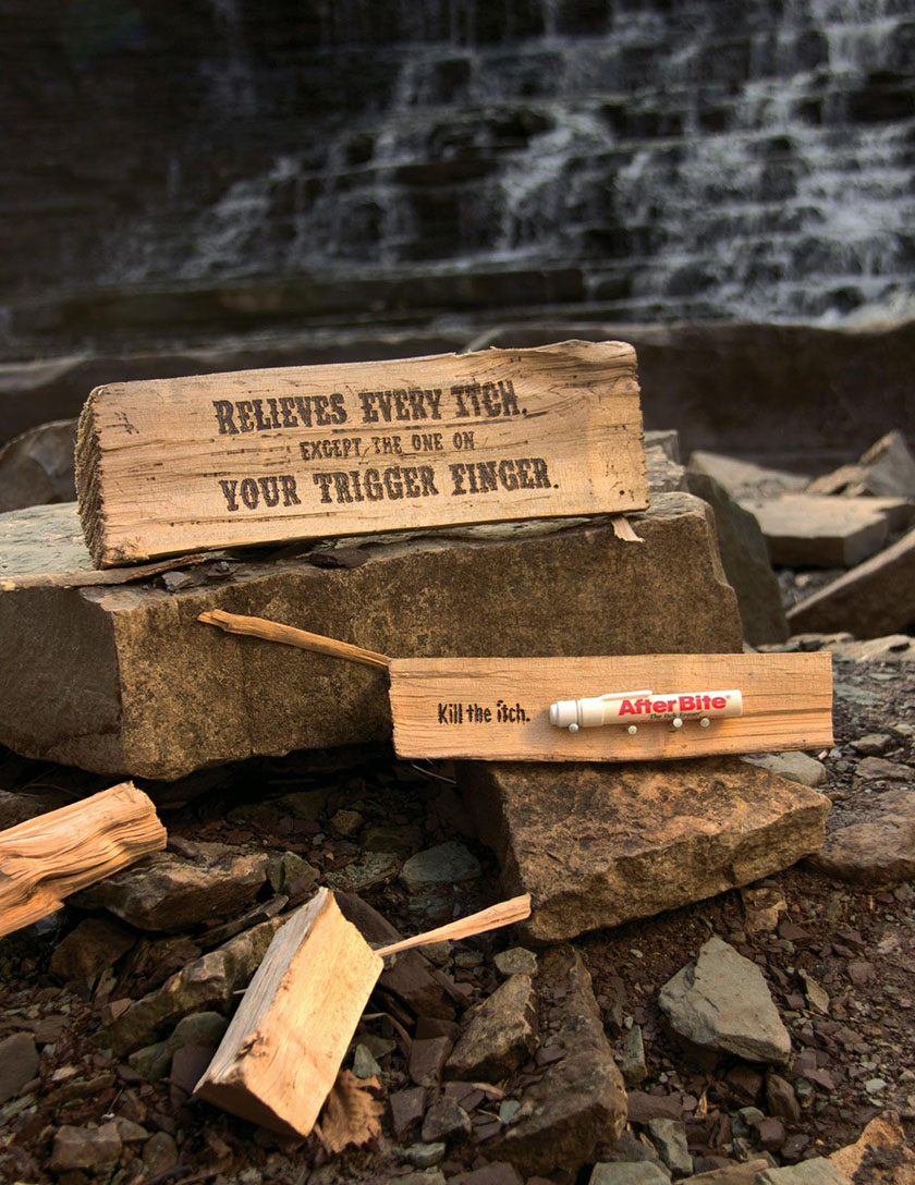 AFTER BITE止癢膏廣告設(shè)計，挑動和解決癢感的高手