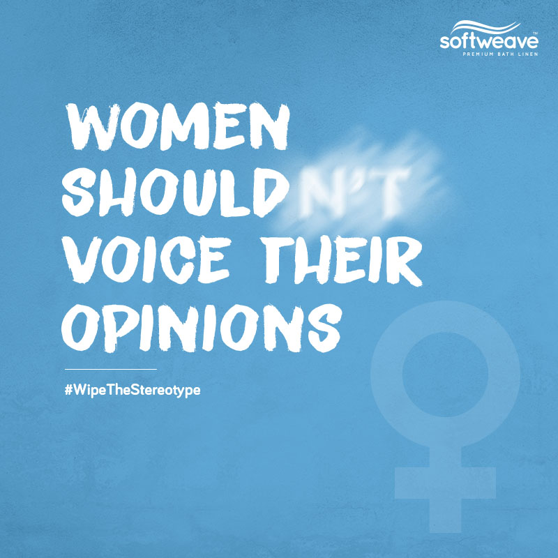 Softweave毛巾廣告設計：是時候擦除對女性不好的認知了