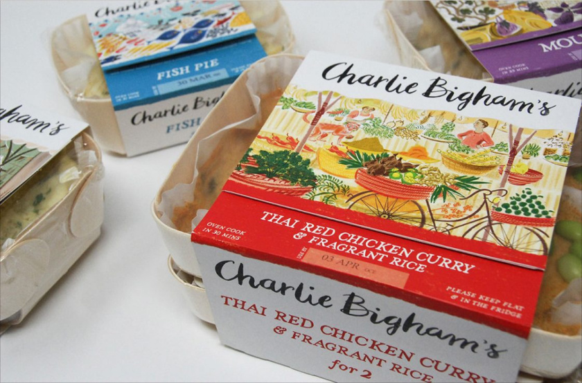 CHARLIE BIGHAMS準備烹飪菜包裝設計