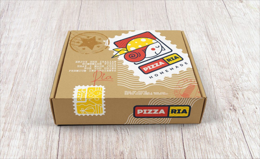 PIZZARIA BRANDING披薩包裝設計