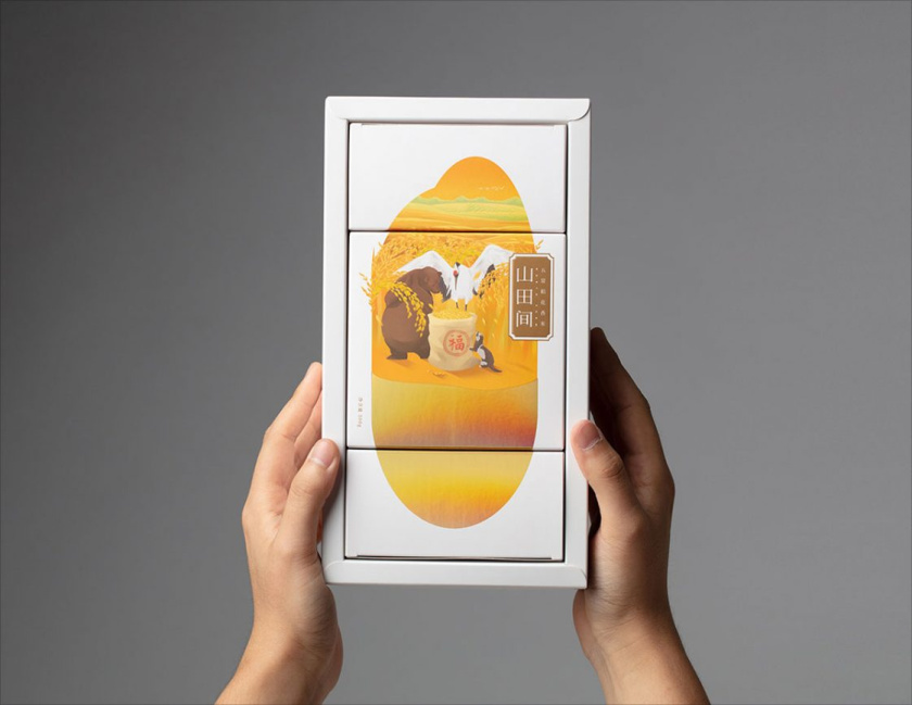 北方農場大米包裝設計