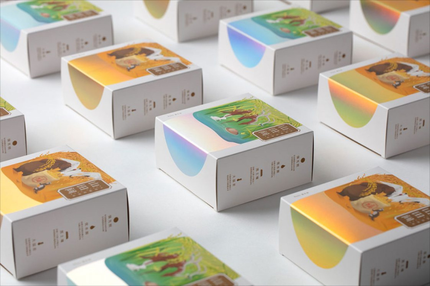 北方農場大米包裝設計