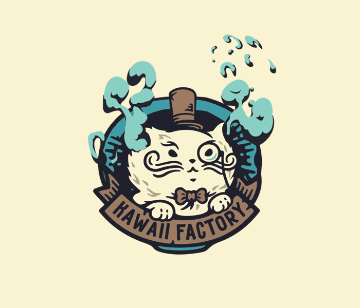 Bodea Daniel設計的可愛動畫logo標志設計-上海標志設計公司