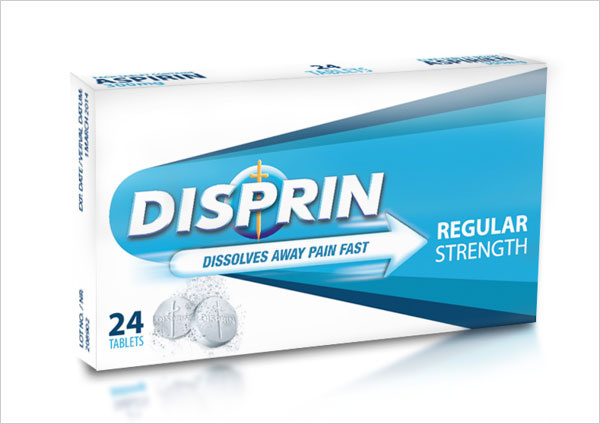 新的Disprin包裝設計理念