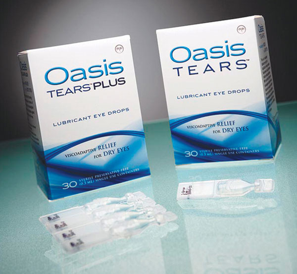 Oasis Tears Eye Drops藥品包裝設計