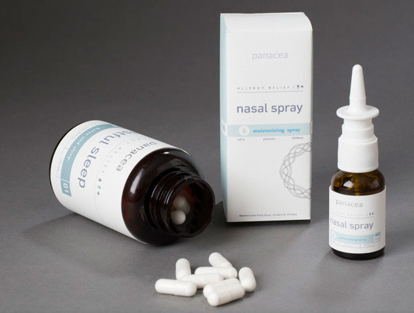Panacea過敏救濟醫學包裝設計