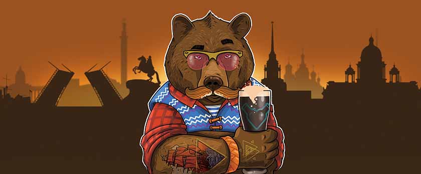 俄羅斯Heartly Brewery淡啤酒包裝設計，20款動物英雄角色插畫引發靈魂躁動