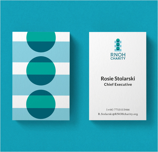 RNOH骨科慈善醫(yī)院品牌vi形象設(shè)計(jì)，logo設(shè)計(jì)猶如人體脊柱或落入籌款罐的硬幣