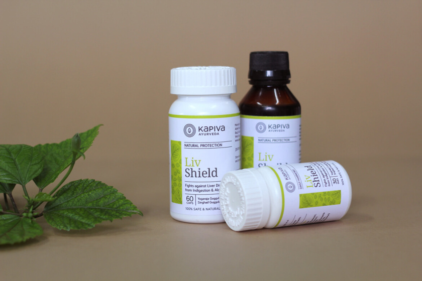 Kapiva處方藥藥品包裝設(shè)計，嚴謹?shù)纳珘K加植物插圖