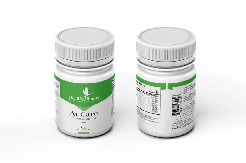 Healing Blends 營養補充劑保健品包裝設計”三角版式“