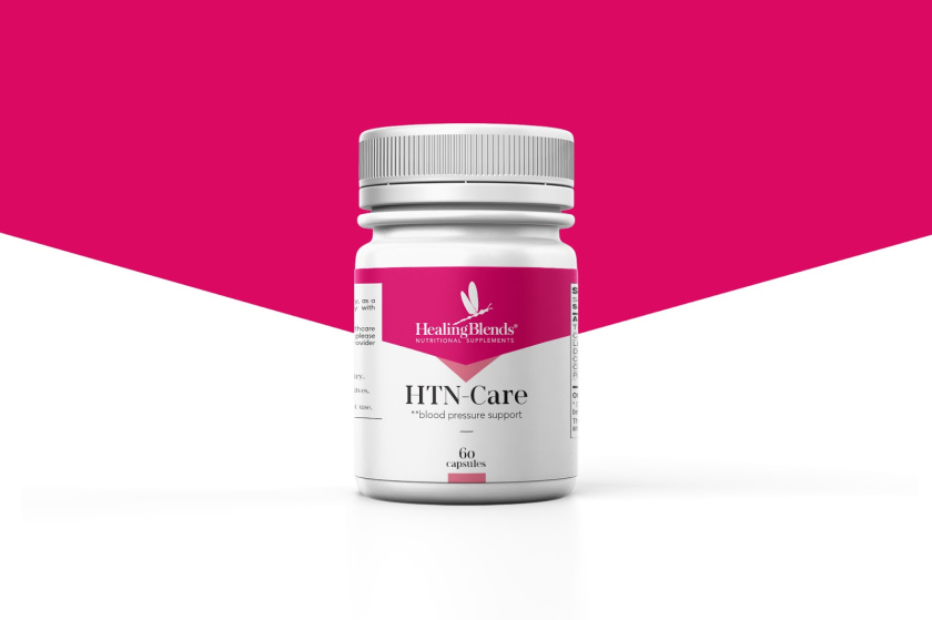 Healing Blends 營養補充劑保健品包裝設計”三角版式“