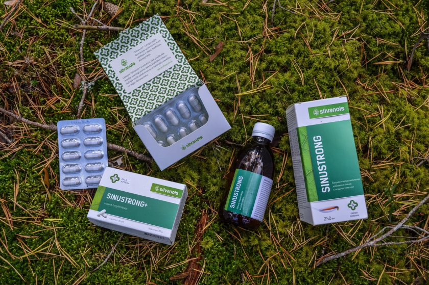 Silvanols系列藥品包裝設計，兼顧綠色自然，并適應各種產品類型