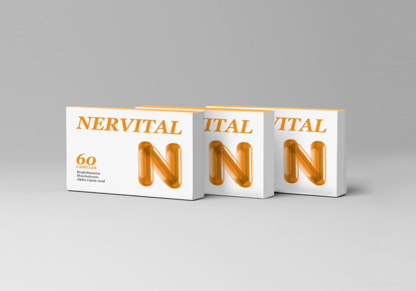 Nervital藥品包裝設計，值得借鑒的品牌符號設計