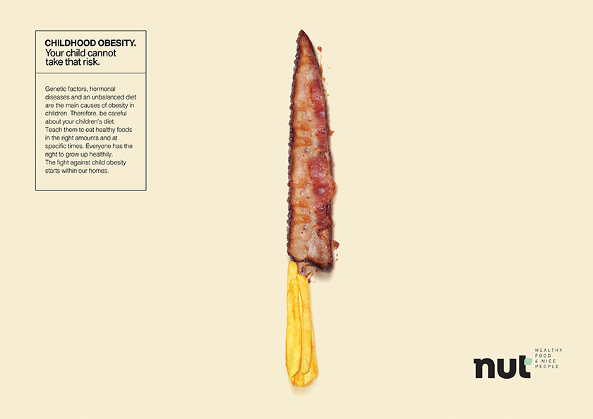 Nut 堅果平面廣告設計，