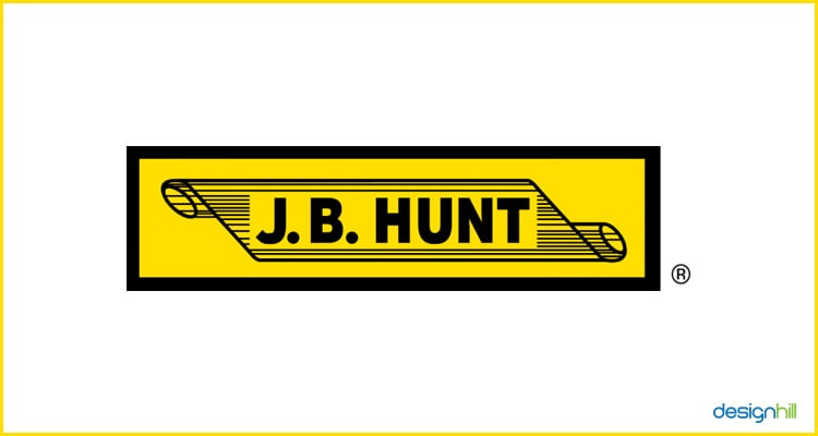 全球前25名供應鏈公司和物流品牌logo設計賞析-JB Hunt 
