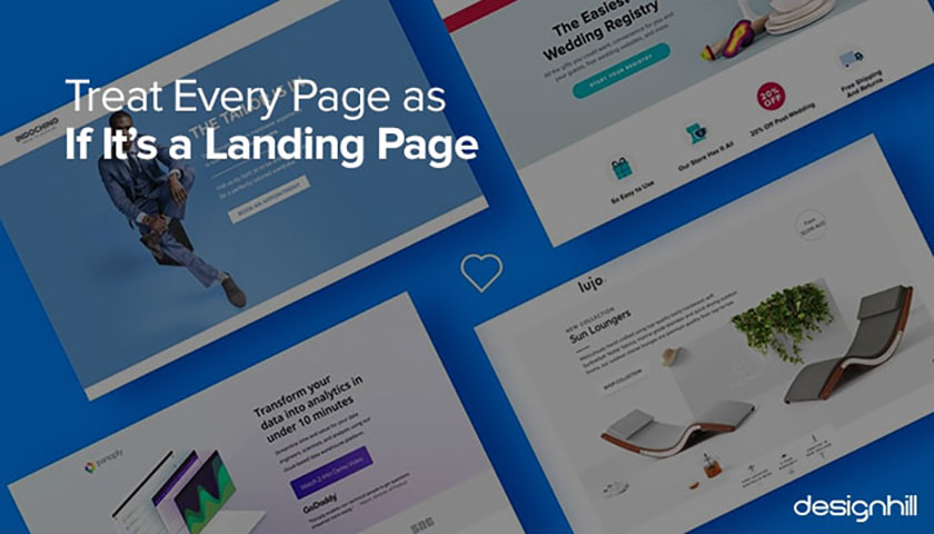 網站設計的藝術-按照著陸頁標準，認真對待每一個頁