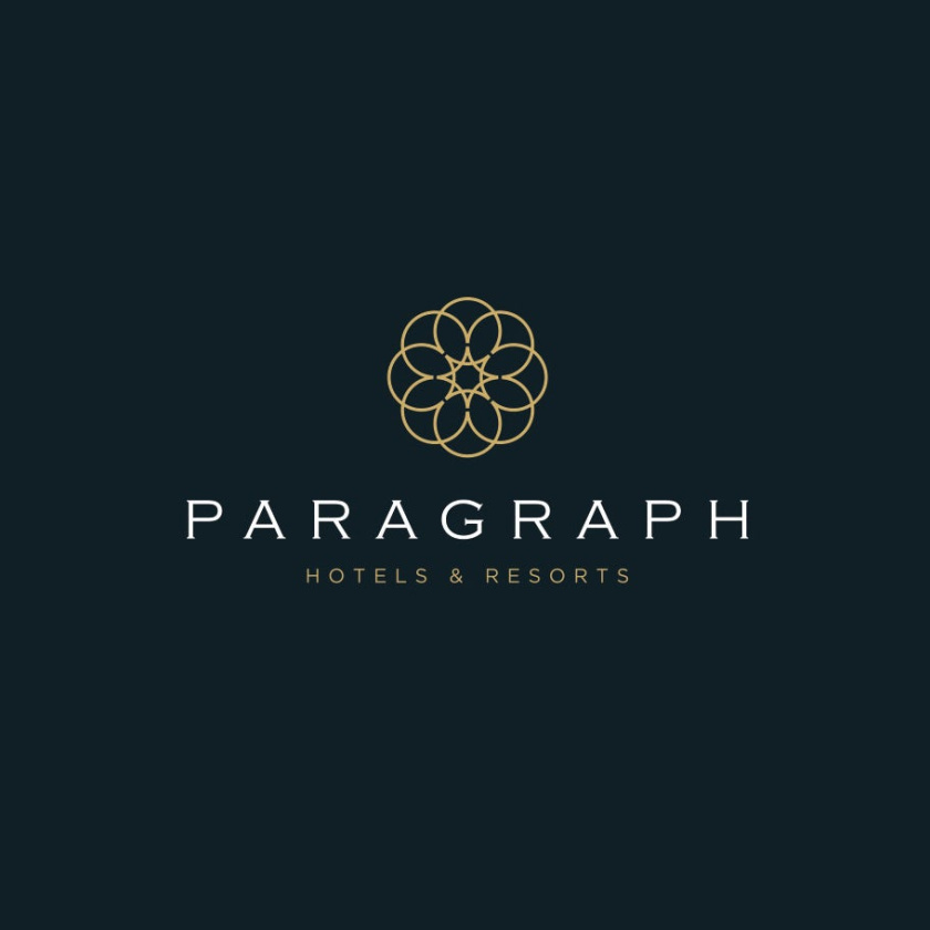 豪華住宿酒店標志logo設計-優雅的最小酒店標志